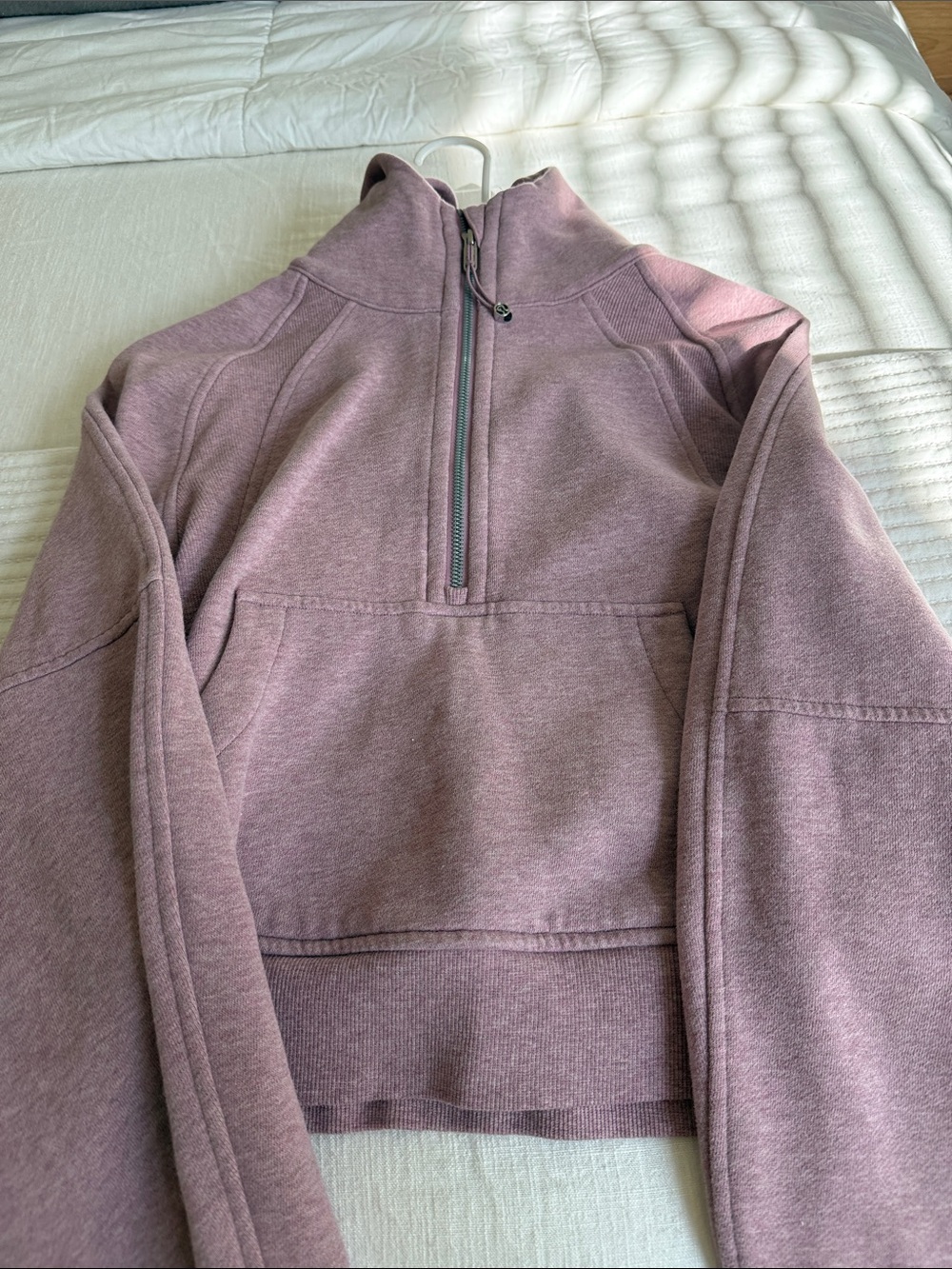 lululemon athletica Mauve Half-Zip Scuba Hoodie